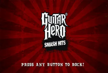 Guitar Hero - Smash Hits screen shot title